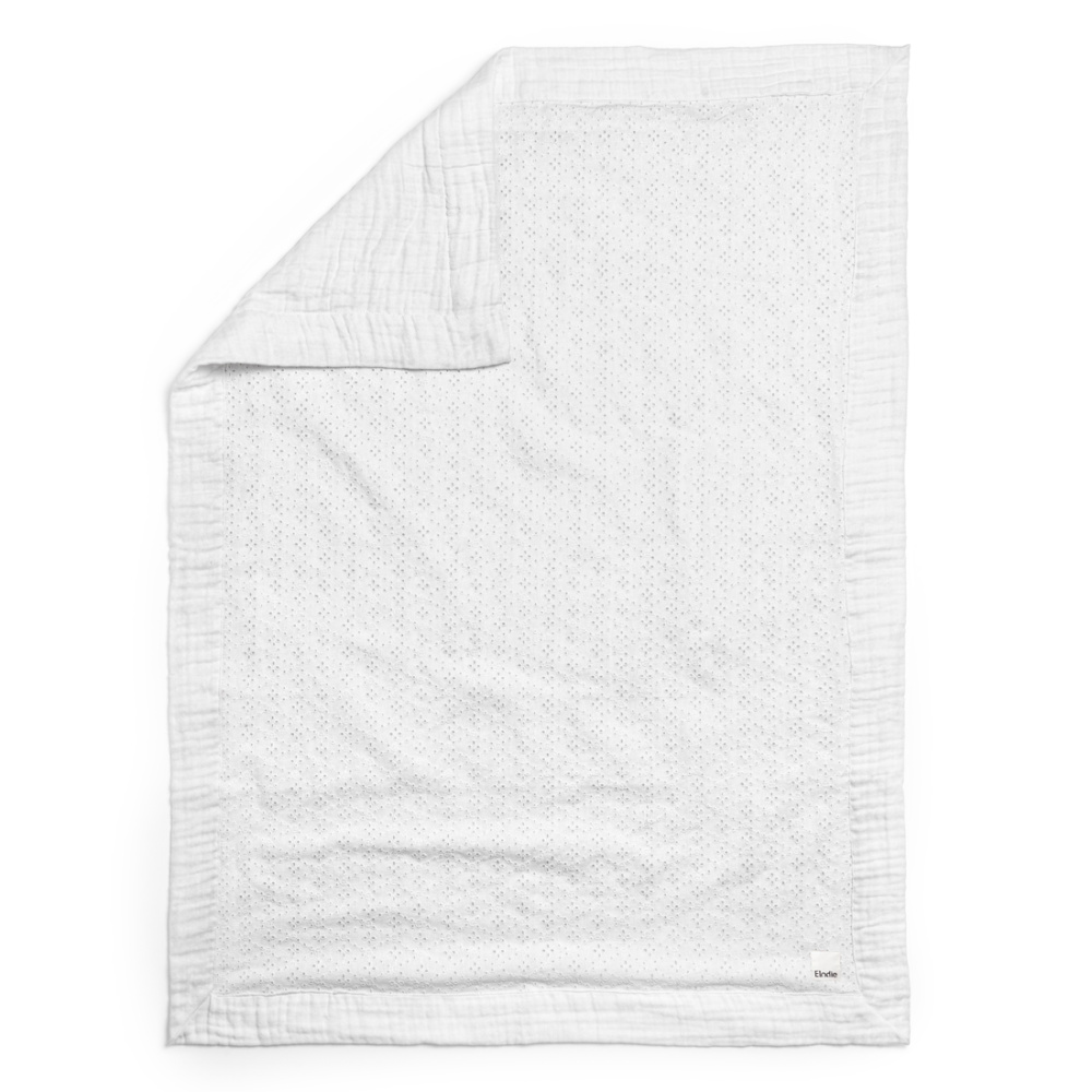 Elodie плед-одеяло, хлопок, 75*100 см.- Embroidery Anglaise - фото  3
