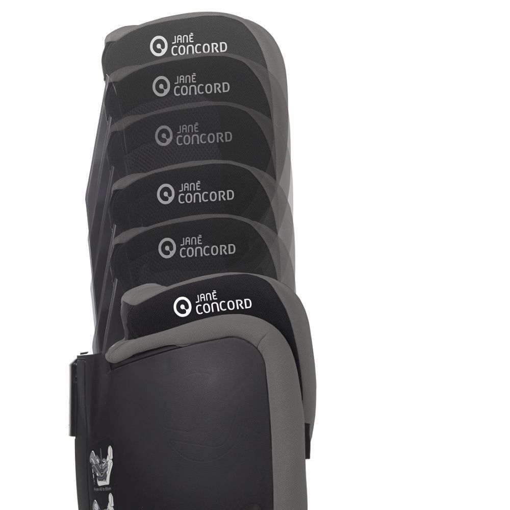 JANE Concord Автокресло Groowy+Nest (40-150 см, 0-12 лет) гр.0/1/2/3 Matt black- УЦЕНКА Витрина - фото  15