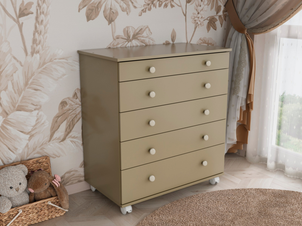 OLANT BABY комод с пеленальным столиком Орхус кашемир - фото  2