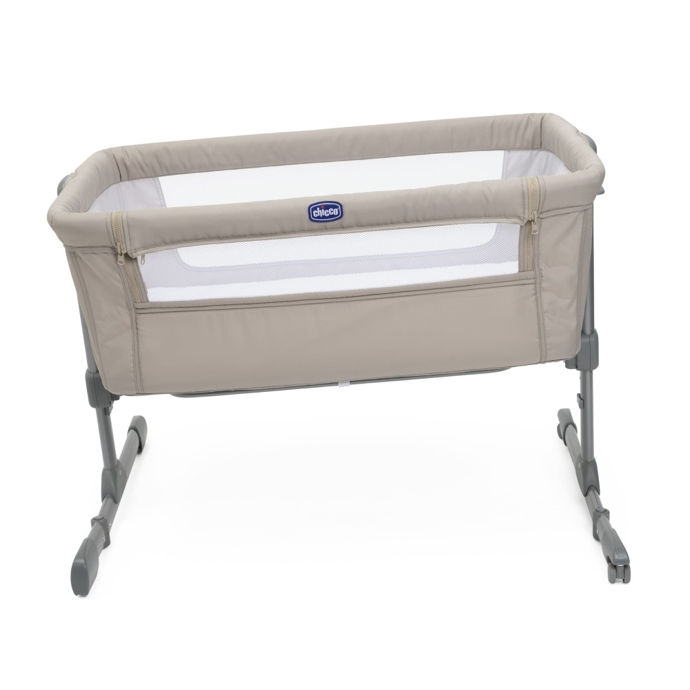 Chicco кровать приставная Next2Me Essential Dune Re Lux Beige - фото  15
