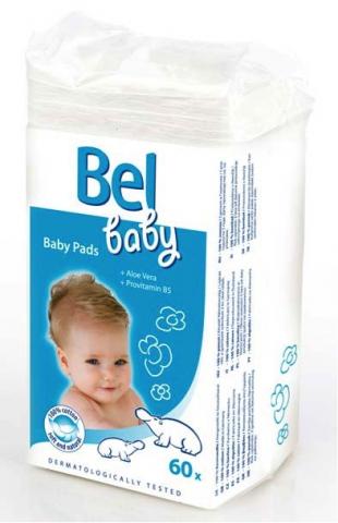 Hartmann детские ватные подушечки с алоэ Bel Baby Pads 60шт.