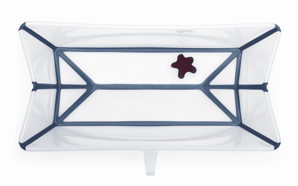 Stokke® Flexi Bath® cкладная ванночка XL Transparent Blue  - фото  4