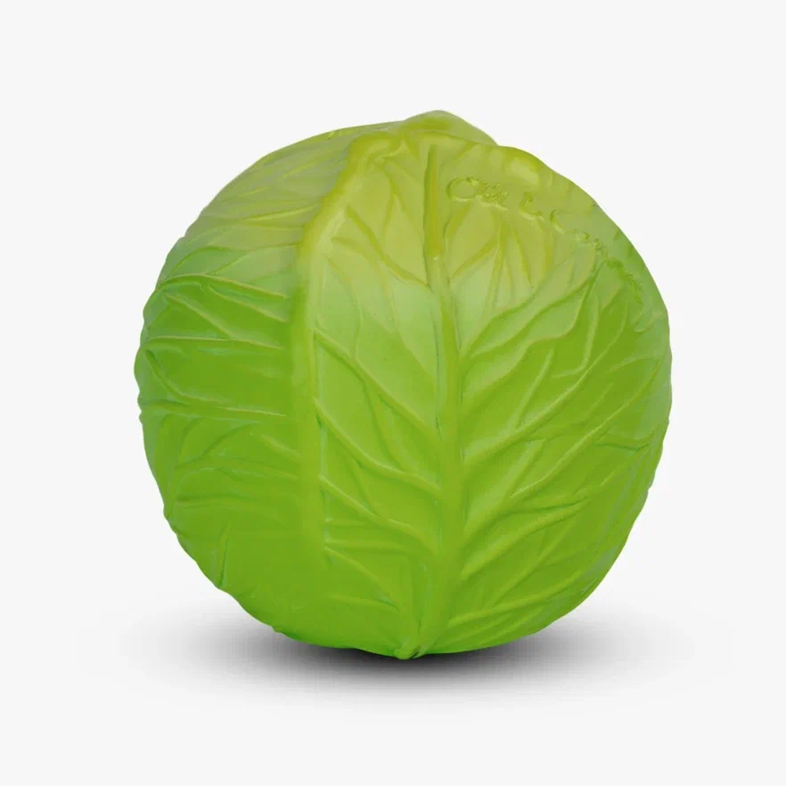 Oli&Carol мячик из натурального каучука Green Cabbage