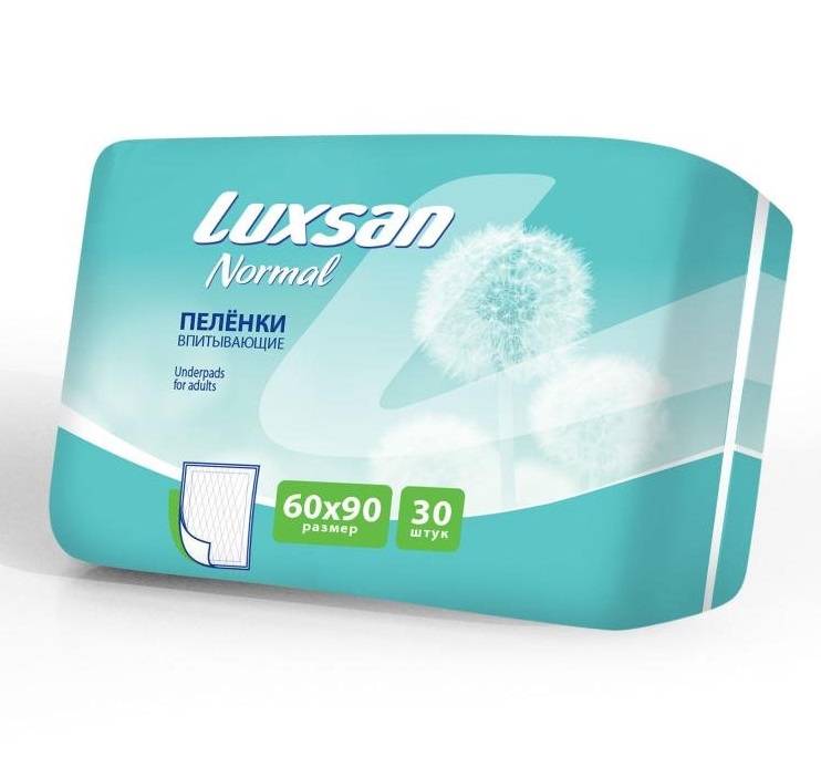 Luxsan basic пеленки 60х90 30 штук