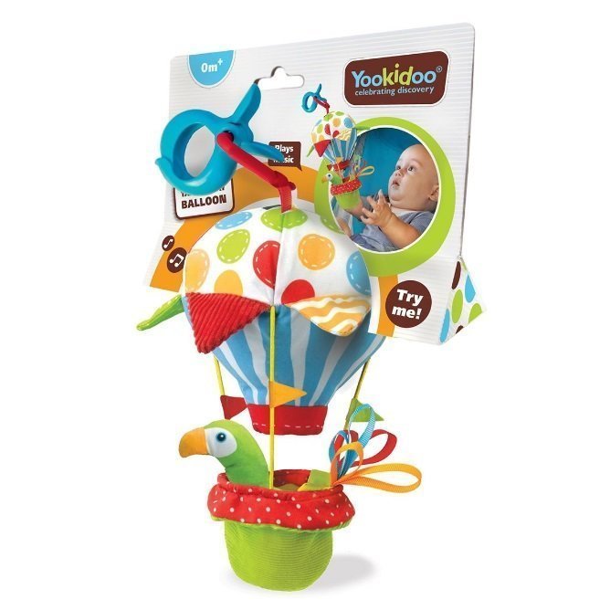 Yookidoo игрушка мягкая музыкальная &quot;Попугай на воздушном шаре&quot;