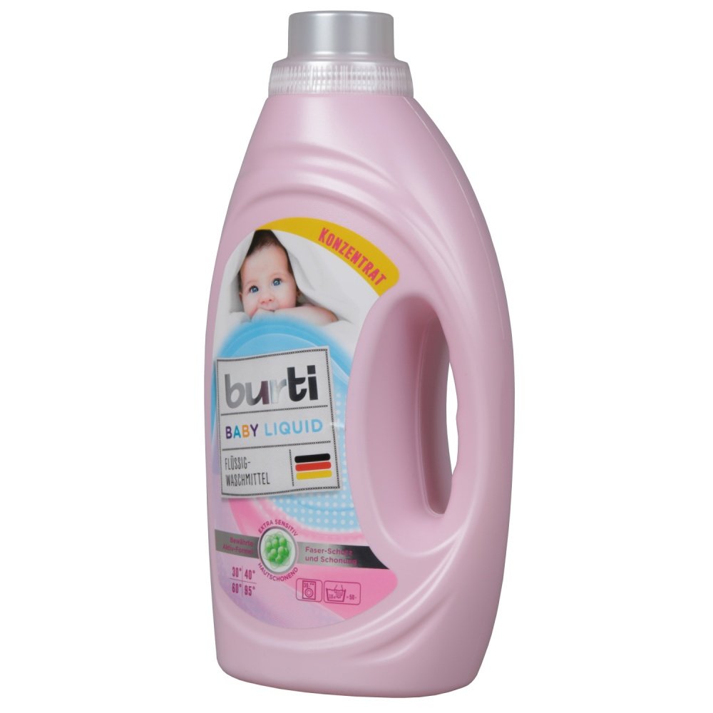 Burti Baby средство для стирки детского белья жидкое универсальное 1,45 л