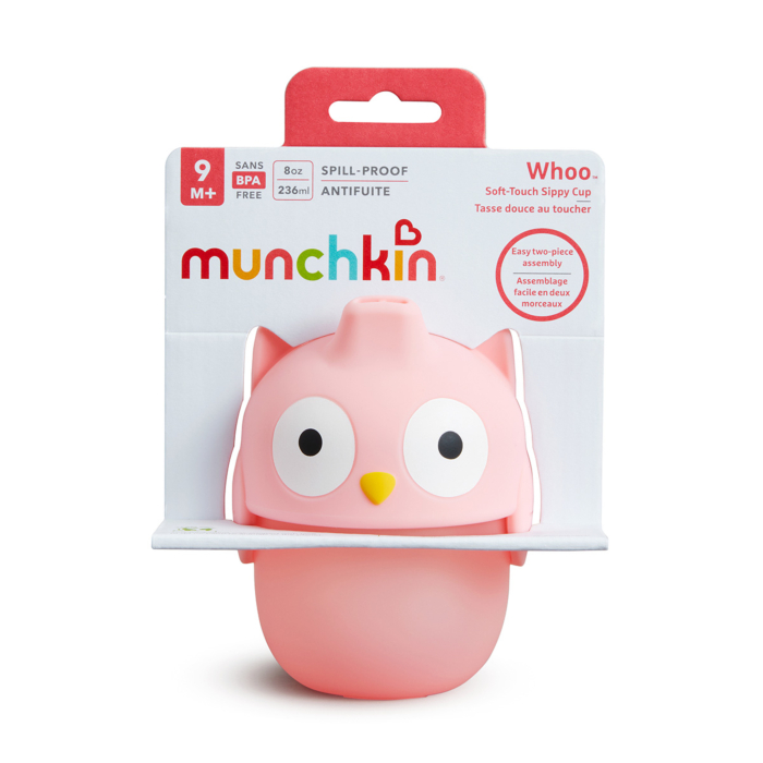 Munchkin чашка поильник Animal Sippy  237 мл. Совёнок - фото  4