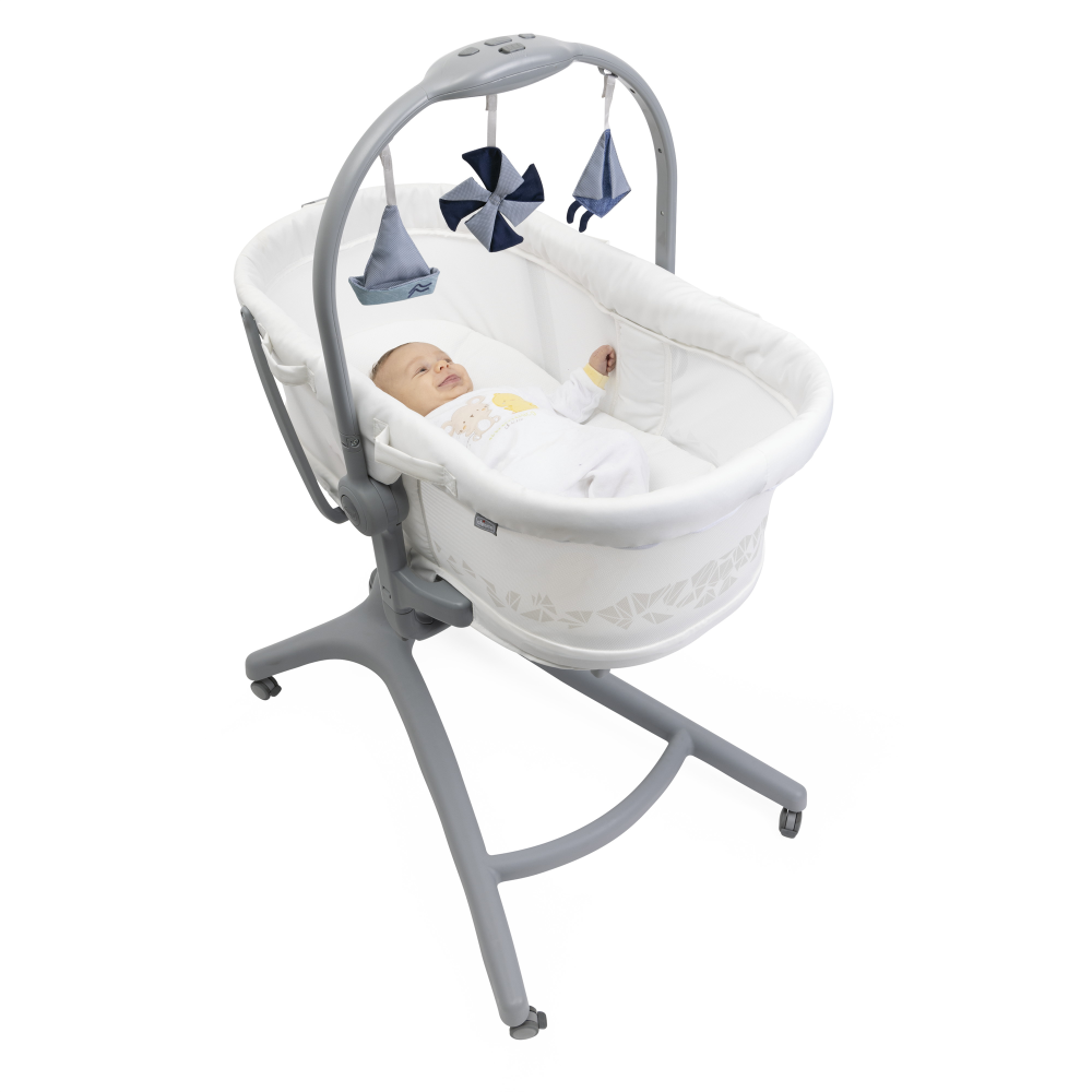 Chicco кроватка-стульчик 5-в-1 Baby Hug Pro White Cream - фото  20