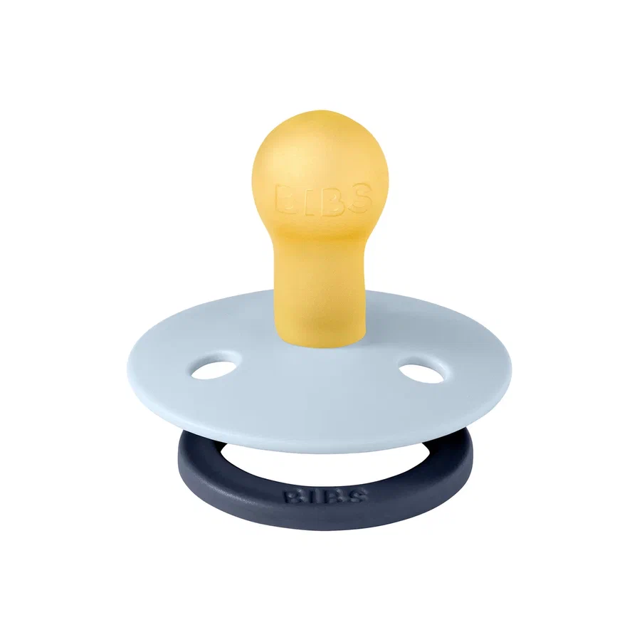 BIBS соска-пустышка латексная Studio Colour Fusion Baby Blue/Deep Space - фото  2