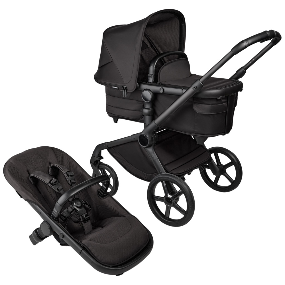 Bugaboo Fox5 коляска 2 в 1 Noir Limited Edition Black Moonlight complete