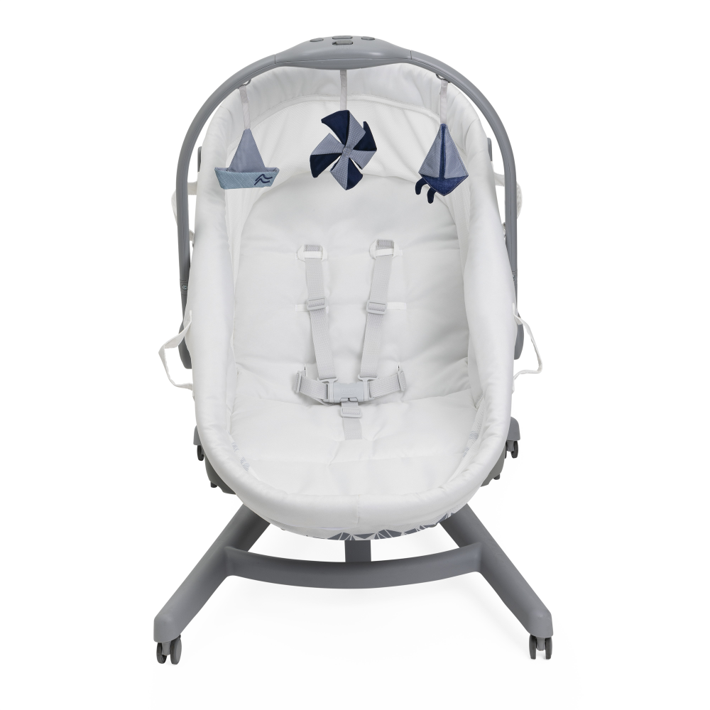 Chicco кроватка-стульчик 5-в-1 Baby Hug Pro White Cream - фото  15