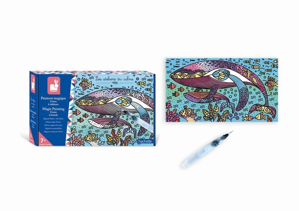 Janod набор для творчества Волшебный океан, рисуем водой - фото  3