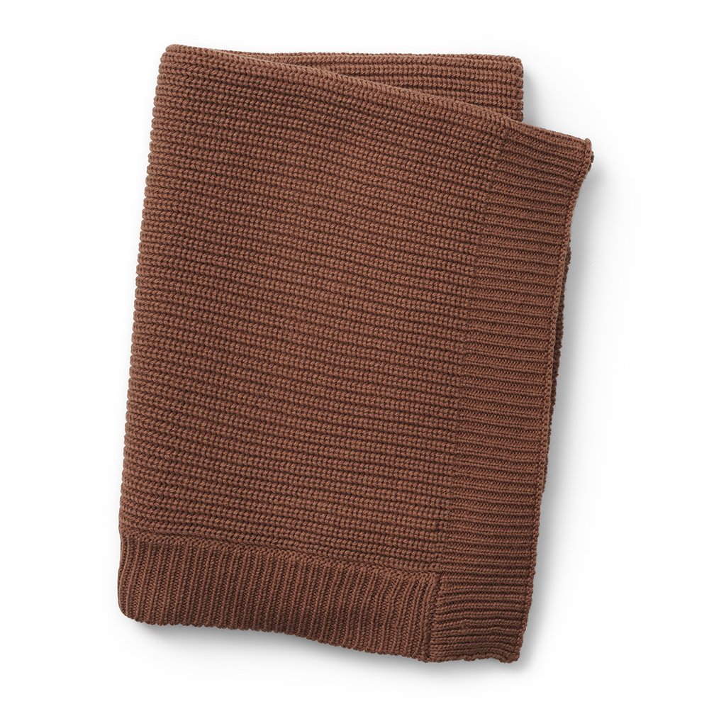 Elodie плед-одеяло шерсть, 70*100 см., Burned Clay  - фото  1