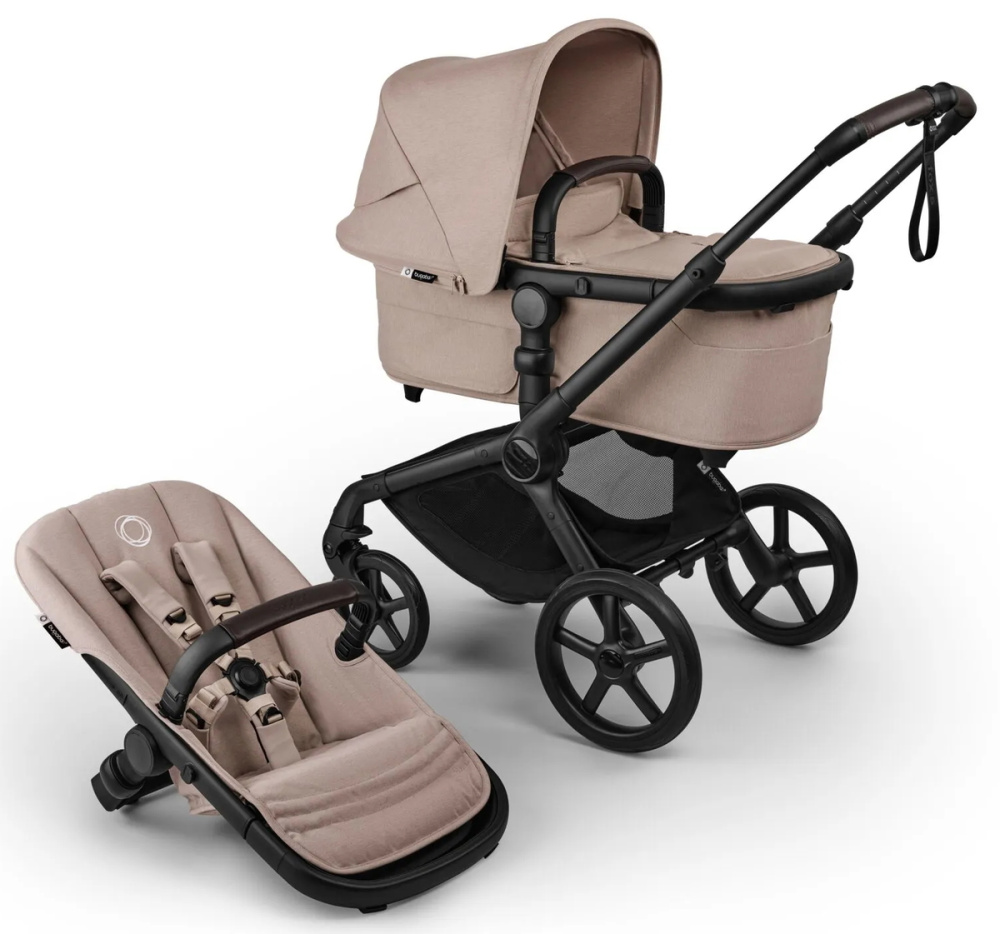 Bugaboo Fox5 Renew коляска 2 в 1 Black/ Desert Taupe/ Desert Taupe complete