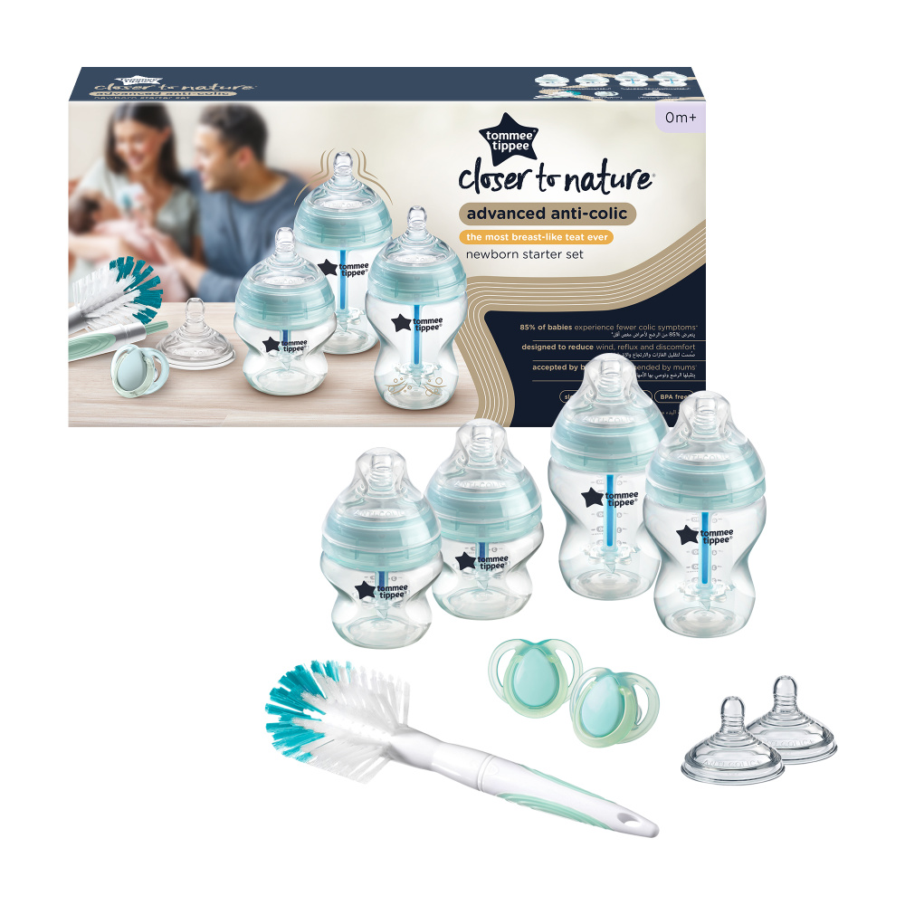 Tommee Tippee набор для новорожденнго Advanced Anti-Colic, голубой - фото  4
