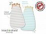 Gro конверт спальный Tog 0.5 антимоскитный ментол полоска до 6 мес