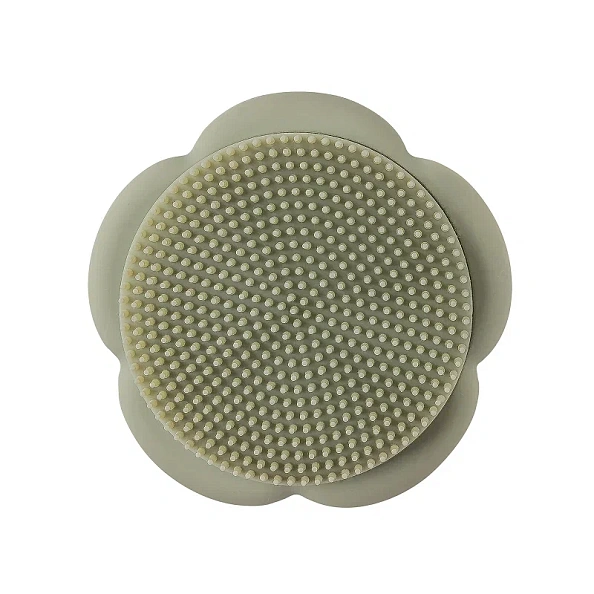 Edda мочалка для мытья головы и тела силикон Шалфей - фото  1