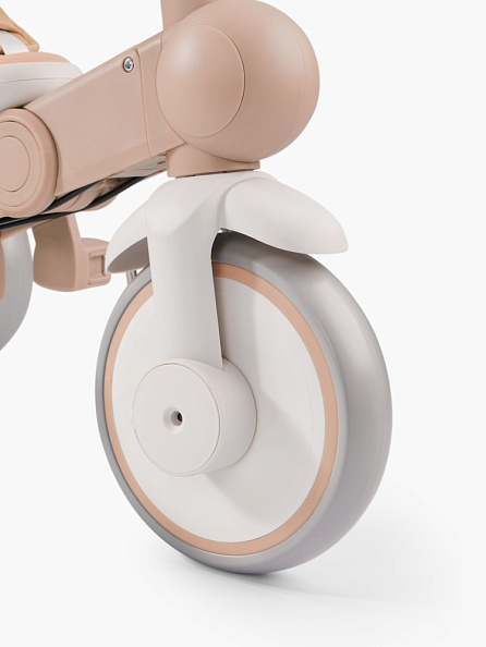 Happy Baby велосипед складной трёхколёсный Mercury Pro, beige - фото  7