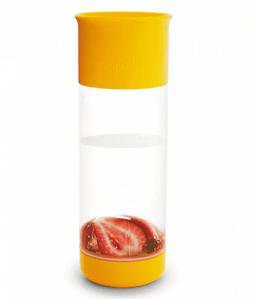 Munchkin поильник MIRACLE® 360° для фруктовой воды с инфузером 591мл. Желтый