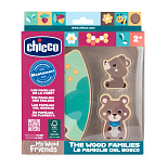 Chicco деревянные игрушки Семья Мишек с папой