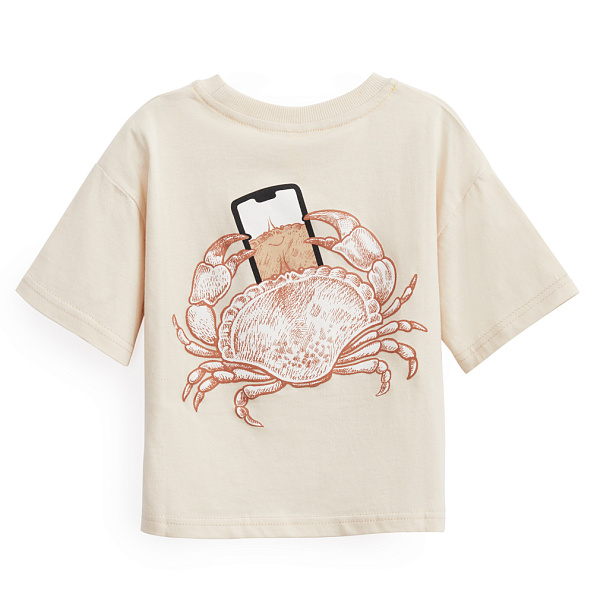Happy Baby футболка детская Milky (crab) - фото  4