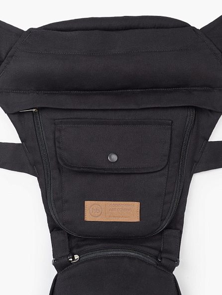 Happy Baby рюкзак-переноска BabySeat black