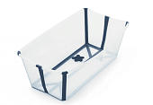 Stokke® Flexi Bath® складная ванночка Transparent Blue