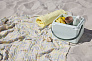 Elodie Муслиновый плед-одеяло, 110*110 см., Sunny Day Yellow - фото 7