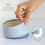Edda миска на присоске с крышкой силикон Небо - фото 5