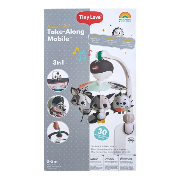 Tiny Love мобиль малый музыкальный Black&White - фото  5