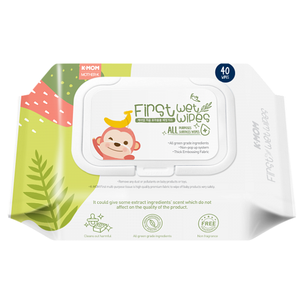 K MOM 40 0 First Wet Wipes