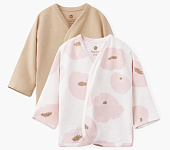 Happy Baby рубашка детская beige&flowers