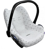 Xplorys Чехол в автокресло DOOKY Seat cover 0+ Light Grey Crowns