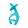 Mombella прорезыватель силиконовый Dancing Elephant, голубой