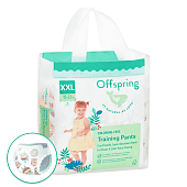 Offspring трусики-подгузники XXL 15-23 кг 24 штуки Совы