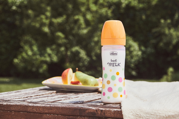 Chicco бутылочка пластиковая 250 мл Perfect Easy Girl, средний поток - фото  3