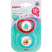 Pigeon пустышки MiniLight &quot;Мороженое Жирафы&quot; 12+ мес., 2 штуки
