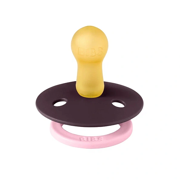 BIBS соска-пустышка латексная Studio Colour Fusion Plum/Baby Pink - фото  2