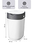 Tommee Tippee утилизатор подгузников, накопитель для использованных подгузников Twist & Click, white - фото 5