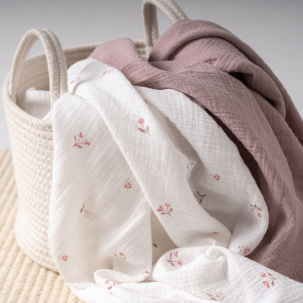 Perina комплект пелёнок детских (2 шт) Лето розовое/Мокко - фото  3