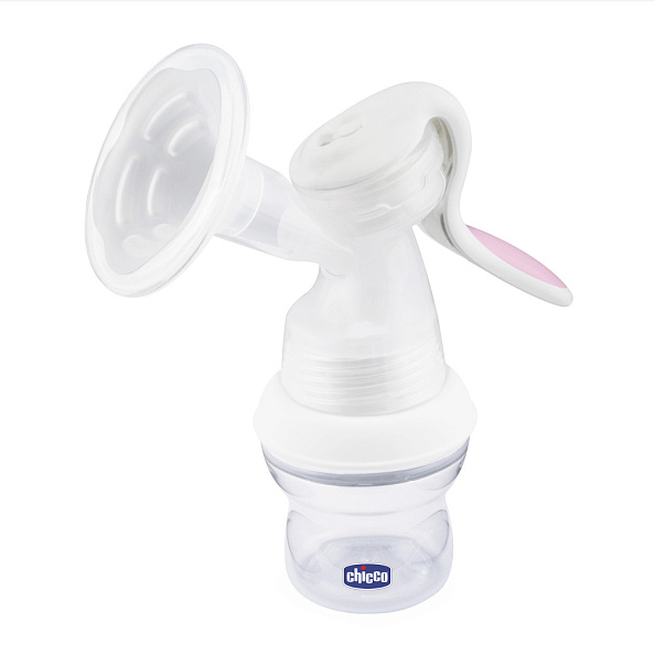 Chicco молокоотсос ручной с бутылочкой и с соской Natural Feeling - фото  9