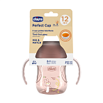Chicco поильник 12 месяцев+ Perfect Cup 360, 200 мл розовый