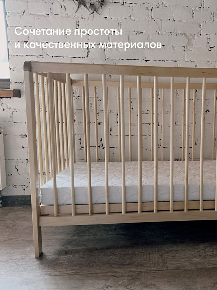 OLANT кровать + матрас Сова (Sova) натуральный - фото  3