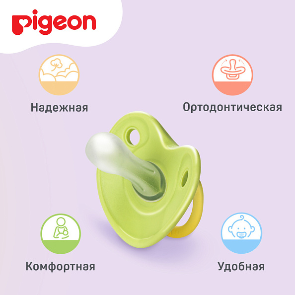Pigeon FunFriends пустышка &quot;Бегемотик&quot; 3+ мес. - фото  6