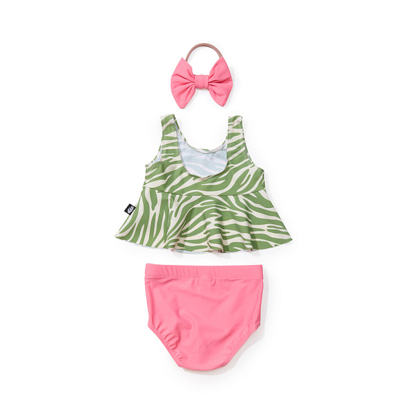 Happy Baby     green&bright pink -   2