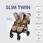 Valco baby Коляска прогулочная Slim Twin Tailormade / Cappuccino
