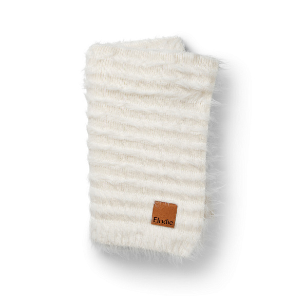 Elodie плед-одеяло Furry Knit, 75*100 см., Vanilla White - фото  1