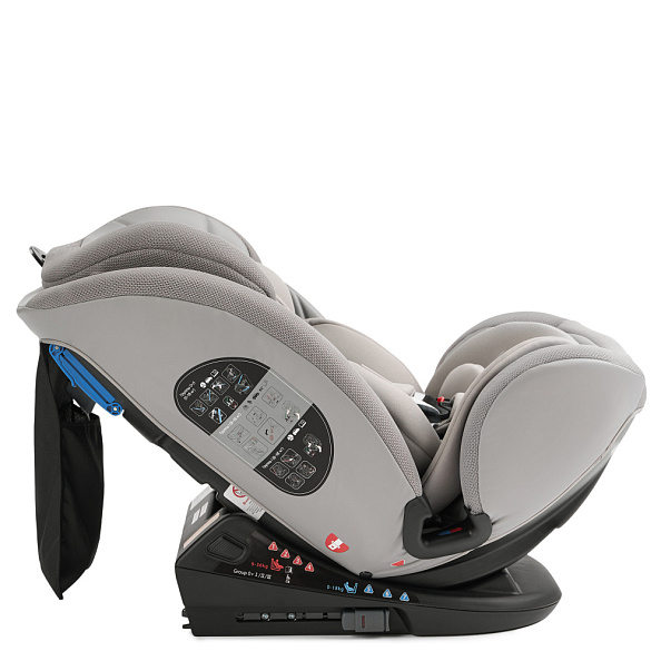 Happy Baby автокресло 0+ OREX grey (0-12 лет, до 36 кг) - фото  10