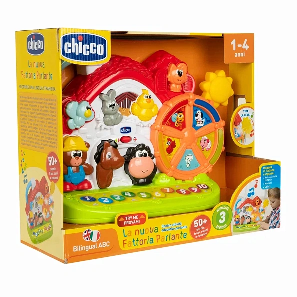 Chicco игровой центр Говорящая ферма рус/англ NEW - фото  5