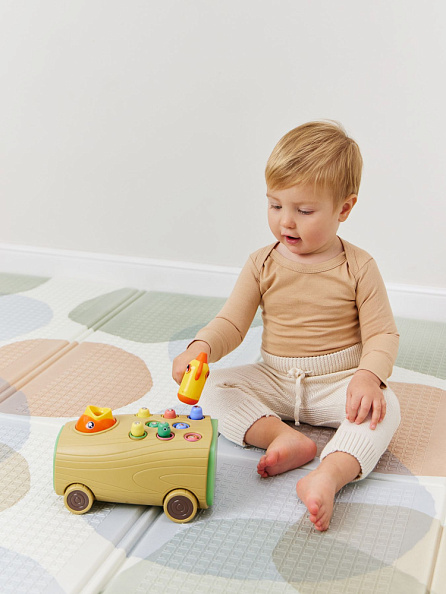 Happy Baby коврик детский складной игровой Soft Floor watercolor